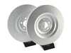 ES#4668345 - 4H0615301AL-P - Front V5 Plain Brake Rotors - Set (400x38) - Precision manufactured and featuring a GeoSpec corrosion-resistant coating - ECS - Audi