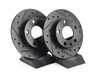 ES#2561907 - 8E0601PGMTXSKT - Performance Rear Brake Service Kit - Featuring ECS V5 Drilled & Slotted rotors and ECS EP24 Enthusiast Performance pads - Assembled By ECS - Audi