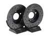 ES#2561907 - 8E0601PGMTXSKT - Performance Rear Brake Service Kit - Featuring ECS V5 Drilled & Slotted rotors and ECS EP24 Enthusiast Performance pads - Assembled By ECS - Audi