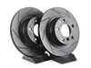 ES#5457106 - 34216855005KT2 - Performance Rear Brake Service Kit - Slotted - Featuring ECS V5 slotted rotors and ECS EP24 "Enthusiast Performance" pads. - Assembled By ECS - BMW