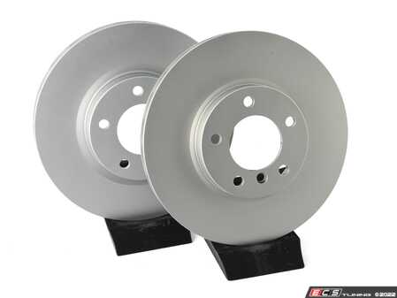 ES#4669193 - 34112227171-P - Front V5 Plain Brake Rotors - Set (315x28) - Precision manufactured and featuring a GeoSpec corrosion-resistant coating - ECS - BMW