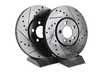 ES#2696314 - 3A0615301A - Performance Front Brake Service Kit - All parts necessary for a front brake upgrade featuring ECS V5 cross-drilled/slotted rotors and EBC RedStuff brake pads - Assembled By ECS - Volkswagen