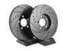 ES#2696314 - 3A0615301A - Performance Front Brake Service Kit - All parts necessary for a front brake upgrade featuring ECS V5 cross-drilled/slotted rotors and EBC RedStuff brake pads - Assembled By ECS - Volkswagen