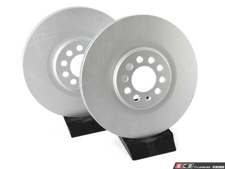 ES#4668206 - 8L0615301-P - Front V5 Plain Brake Rotors - Set (312x25)
 - Precision manufactured and featuring a GeoSpec corrosion-resistant coating - ECS - Audi Volkswagen
