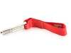 ES#4641954 - E308 - Strap Style Tow Hook - Red - Designed to handle any off-track adventure quickly and reliably - Rennline - Porsche