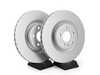 ES#4668214 - 8K0615301M-P - Front V5 Plain Brake Rotors - Set (345x30) - Precision manufactured and featuring a GeoSpec corrosion-resistant coating - ECS - Audi