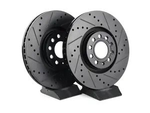 Front V5 Drilled & Slotted Brake Rotors - Set (321x30)
