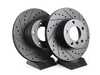 ES#5456685 - ECSE393411-2KT - Performance Front Brake Service Kit - Featuring ECS V5 drilled & slotted brake rotors and ECS EP24 "Enthusiast Performance" pads! - Assembled By ECS - BMW