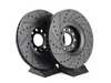 ES#2562612 - 8E0301ADXGMTKT6 - Performance Front Brake Service Kit - Featuring ECS V5 Drilled & Slotted rotors and ECS EP24 "Enthusiast Performance" brake pads. - Assembled By ECS - Audi