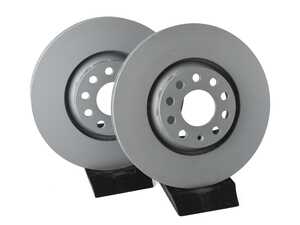 ES#4668249 - 8E0615301R-P - Front V5 Plain Brake Rotors - Set (312x25)
 - Precision manufactured and featuring a GeoSpec corrosion-resistant coating - ECS - Audi Volkswagen