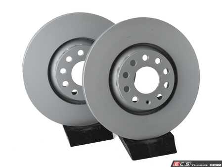 ES#4668249 - 8E0615301R-P - Front V5 Plain Brake Rotors - Set (312x25)
 - Precision manufactured and featuring a GeoSpec corrosion-resistant coating - ECS - Audi Volkswagen