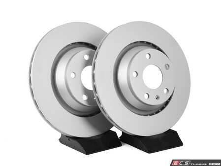 ES#4668223 - 8J0615601A-P - Rear V5 Plain Brake Rotors - Set (310x22)
 - Precision manufactured and featuring a GeoSpec corrosion-resistant coating - ECS - Audi