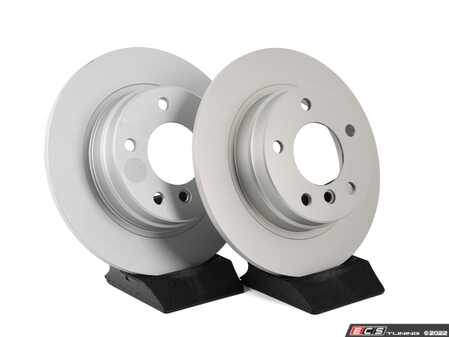 ES#4668997 - 34216794305-P - Rear V5 Plain Brake Rotors - Set (280x10) - Precision manufactured and featuring a GeoSpec corrosion-resistant coating - ECS - BMW