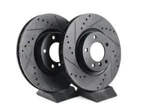 Front V5 Drilled & Slotted Brake Rotors - Set (315x28)