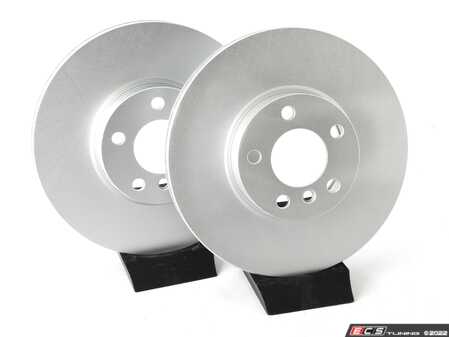 ES#4669096 - 34116886478-P - Front V5 Plain Brake Rotors - Set (332x30) - Precision manufactured and featuring a GeoSpec corrosion-resistant coating - ECS - BMW