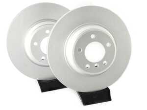 ES#4669129 - 34116855000-P - Front V5 Plain Brake Rotors - Set (348x30) - Precision manufactured and featuring a GeoSpec corrosion-resistant coating - ECS - BMW