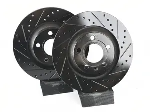 Rear V5 Drilled & Slotted Brake Rotors - Set (300x22)