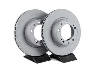 ES#2538610 - 95135104102 - Z-Coated Front Brake Rotors - Pair 11.73" (298mm) - Front axle fitment - Both left and right - Zimmermann - Porsche