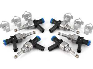ES#4674750 - 06E906036ALKT - Fuel Injectors - Set Of Six - Includes all 6 injectors with injector inserts - Assembled By ECS - Audi