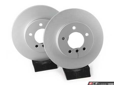 ES#4669109 - 34116864058-P - Front V5 Plain Brake Rotors - Set (300x22) - Precision manufactured and featuring a GeoSpec corrosion-resistant coating - ECS - BMW