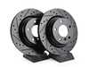 ES#5457317 - 3421686489KT2 - Performance Rear Brake Service Kit - Featuring ECS V5 drilled & slotted rotors and ECS EP24 "Enthusiast Performance" pads. - Assembled By ECS - BMW