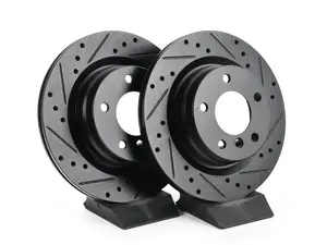 Rear V5 Drilled & Slotted Brake Rotors - Set (300x20)