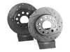 ES#4668401 - 1K0615601AJ-XS - Rear V5 Drilled & Slotted Brake Rotors - Set (260x12) - Precision manufactured for consistent stopping power during high performance driving. Featuring a matte black zinc coating for corrosion protection. - ECS - Audi Volkswagen