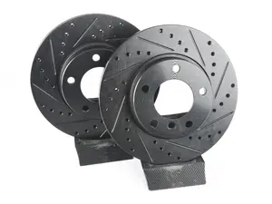 Front V5 Drilled & Slotted Brake Rotors - Set (286x22)