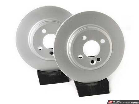 ES#4668628 - 34116774984-P - Front V5 Plain Brake Rotors - Set (276x22) - Precision manufactured and featuring a GeoSpec corrosion-resistant coating - ECS - MINI