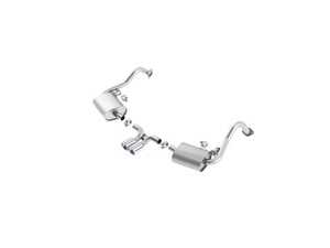 ES#3107137 - 140534 - Borla CatBack Exhaust System - Type S - Borla 14-15 Porsche Cayman/Boxster (981) RWD 2Dr Dual Center Rear Exit Catback 4in Tip Exhaust Sys - Borla - Porsche