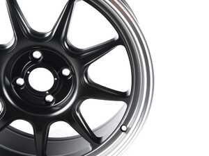 ES#4141178 - CT87100455 - KONIG COUNTERGRAM 17X8 4X100 ET45 MATTE BLACK / MATTE MACHINED LIP - Konig - 