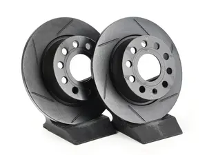 Rear V5 Slotted Brake Rotors - Set (253x10)