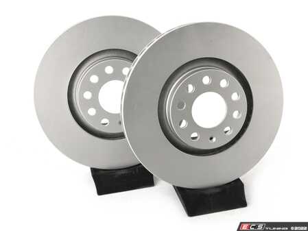ES#4668253 - 8E0615301AD-P - Front V5 Plain Brake Rotors - Set (321x30)
 - Precision manufactured and featuring a GeoSpec corrosion-resistant coating - ECS - Audi