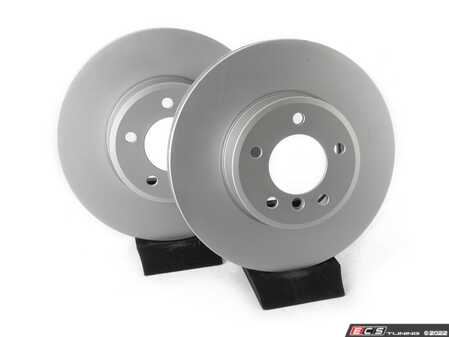 ES#4669102 - 34116864906-P - Front V5 Plain Brake Rotors - Set (324x30) - Precision manufactured and featuring a GeoSpec corrosion-resistant coating - ECS - BMW