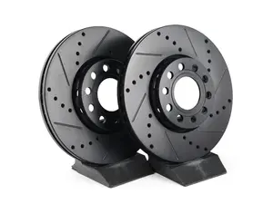 Front V5 Drilled & Slotted Brake Rotors - Set (288x25)