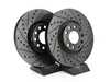 ES#91 - B5A8BBKNPAX/S - Front Big Brake Kit - stage 1 - ECS V5 Cross Drilled & Slotted Rotors (312x25) - Upgrade your stopping power with larger diameter rotors - Assembled By ECS - Audi Volkswagen