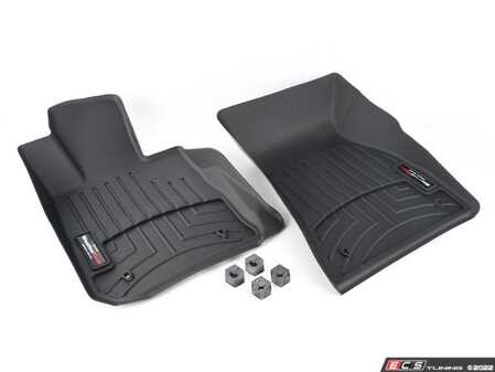 ES#4443281 - 4416761 - G20/80 Front FloorLiner - Black - Laser measured for perfect fitment and ultimate protection against moisture and debris - WeatherTech - BMW