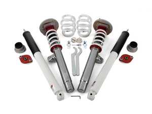 ES#4674741 - TCKE46Single5506 - E46 TCKR Single Adjustable Coilover Kit - FS 550# - RS 600# - Monoball Rear Shock Mounts - Lifetime warranty on street-driven cars! Featuring proprietary single-adjustable Koni dampers, front camber plates, and 550#F/600#R springs - TC Kline Racing - BMW