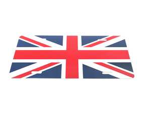 ES#4488392 - 82120309265 - Marque Plate - Union Jack - Priced Each - For the front license plate location - Bremmen Parts - MINI