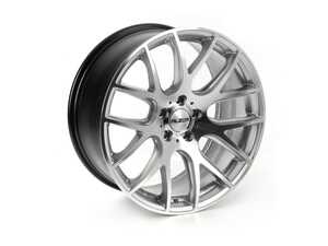 ES#4557684 - 040-17 - 19" Style 040 (19x8.5 ET35 5x112 66.6CB) - Silver/Machined Face - Alzor - 