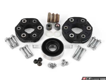 ES#3234539 - 26117573276KT2 - Driveshaft Overhaul Kit - With Giubo and CSB - Includes flex disc (giubo) center support bearing (csb) and required hardware for installation - Assembled By ECS - BMW
