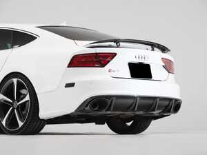 ES#4668274 - 049187LA01-01 - Audi C7 RS7 Carbon Fiber Diffuser - Hand-laid carbon fiber to upgrade the look of your C7 RS7! - ECS - Audi