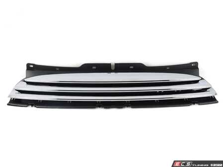 ES#4338094 - 51112752363 - Upper Grille Center Section With Chrome - Priced Each - Replace your stone chipped grille on your MINI - Bremmen Parts - MINI