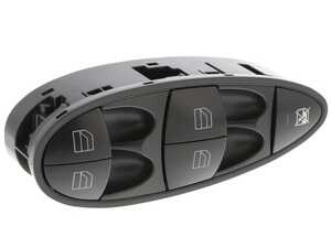 ES#4684652 - 21182135797167 - W211 E-Class Window Switch - Left - Driver Side Window Controller - Vemo - Mercedes Benz
