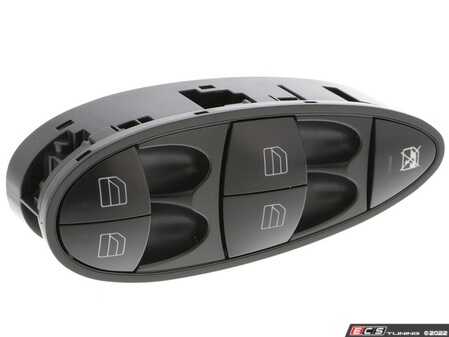 ES#4684652 - 21182135797167 - W211 E-Class Window Switch - Left - Driver Side Window Controller - Vemo - Mercedes Benz