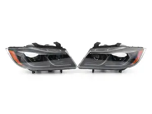 Spec-D LED Dual Projector Headlights - 6-11 E90 3 Series - Matte Black Housing/Clear Lenses