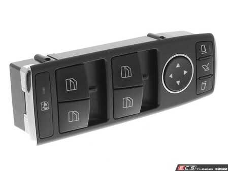 ES#4684635 - 20490539059107 - Window Switch - Left - Driver Side Window Controller - With power folding mirrors - Vemo - Mercedes Benz
