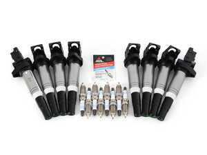 ES#4660663 - D650-0002KT8 - Ignition Service Kit  - Everything you need for your ignition service upgrade - featuring black Dinan ignition coils - Dinan - BMW