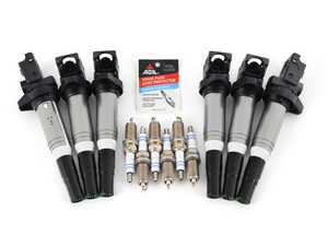 ES#4660662 - D650-0002KT7 - Performance Ignition Service Kit - Everything you need for your ignition service upgrade - featuring black Dinan ignition coils - Dinan - BMW