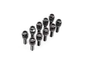 ES#4685521 - LS17.68MMBLK - Rennline 68MM Black Titanium Lug Bolts - Set Of 10 - M14 x 1.5 x 68mm - Rennline - Porsche